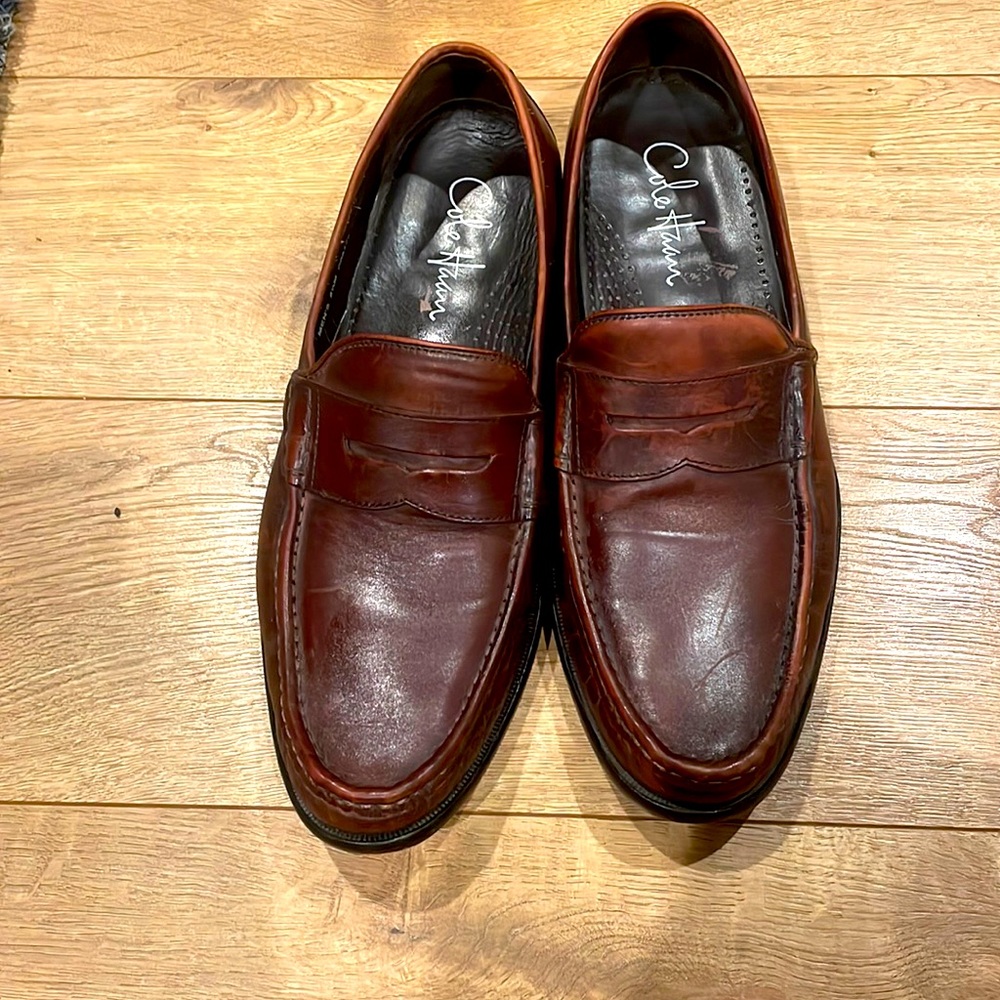 Cole Haan penny loafers. Nike air